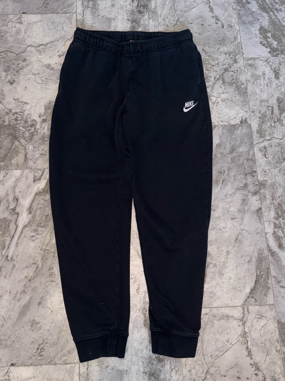 Nike Black Kids Fleece Joggers with Logo